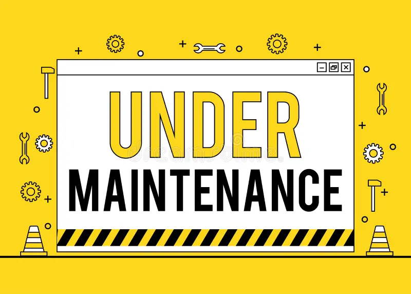 Website under maintenance